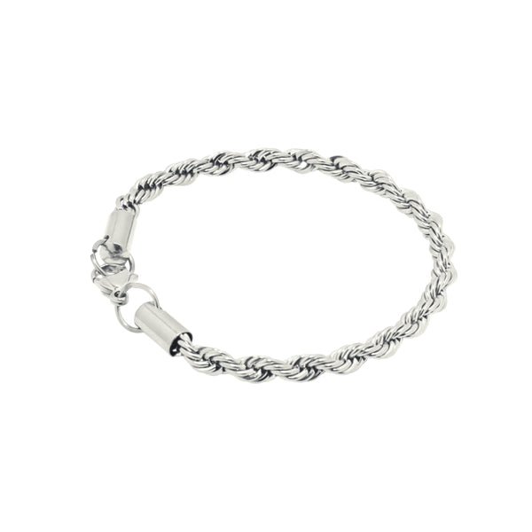 Rope Bracelet (Silver) 5MM