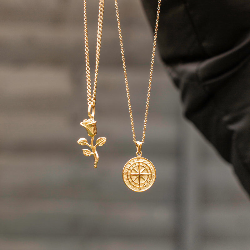 Compass Pendant (Gold)